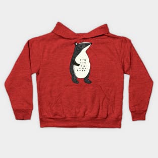 Doodle Badger Kids Hoodie